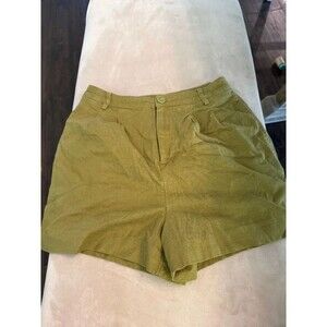 Open edit linen shorts